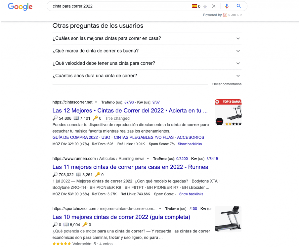 actualización del algoritmo de Google 2022